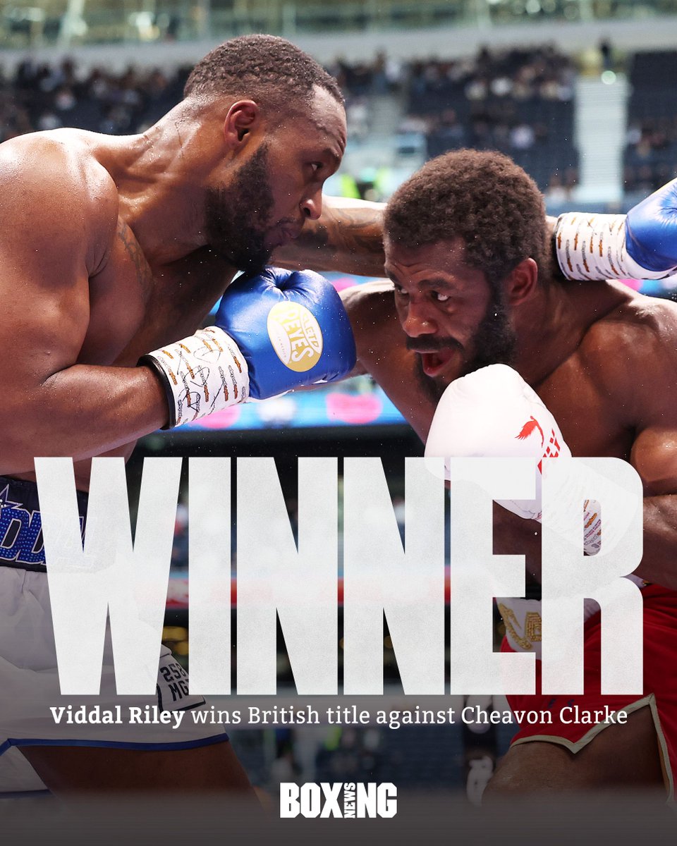 Ridel Riley Boxer Viddal Riley Wins British Cruiserweight Title Over Cheavon Clarke at ...