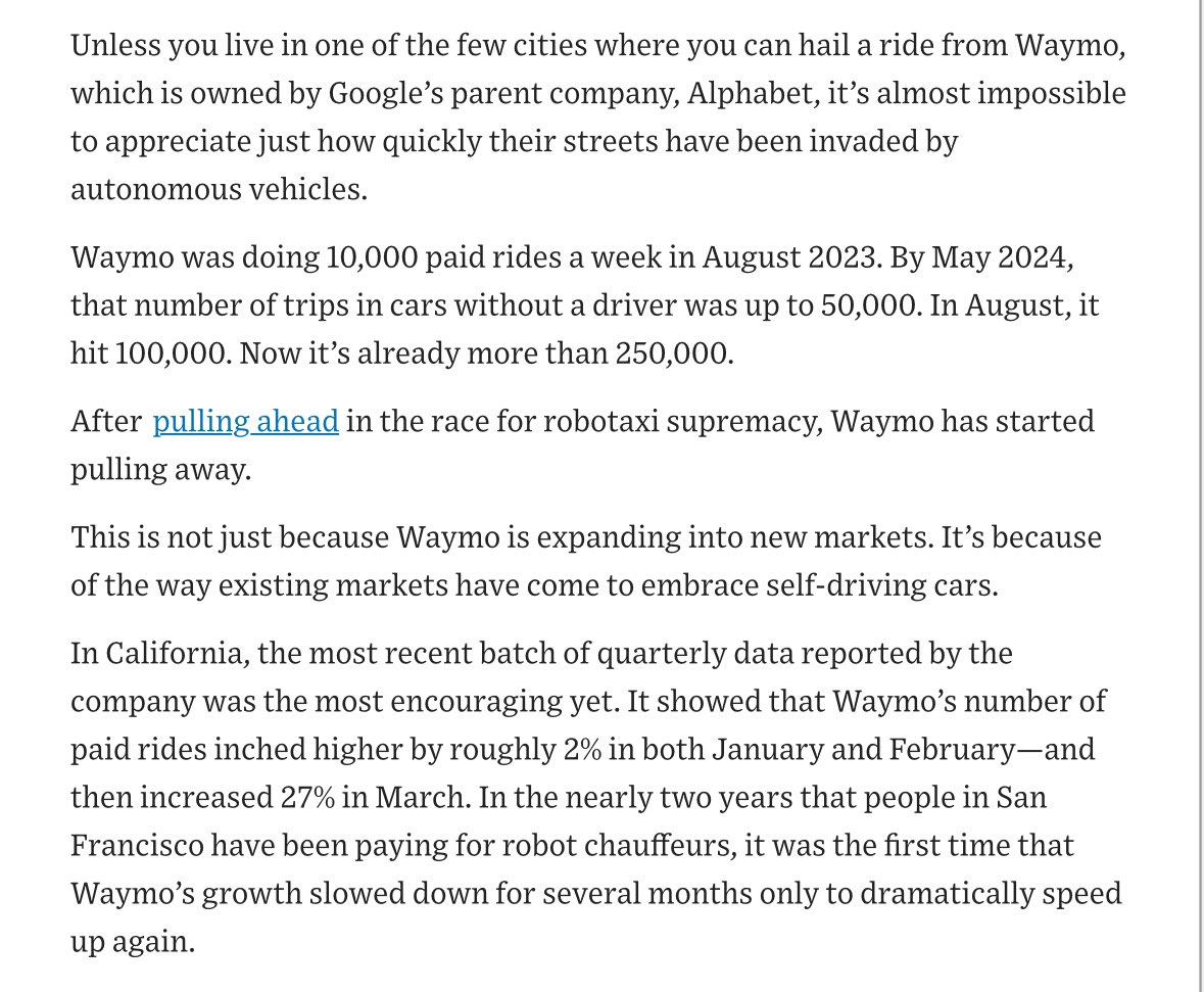 Waymo Tops 10 Million Paid Robotaxi Rides, 250,000 Weekly Trips, 50 ...