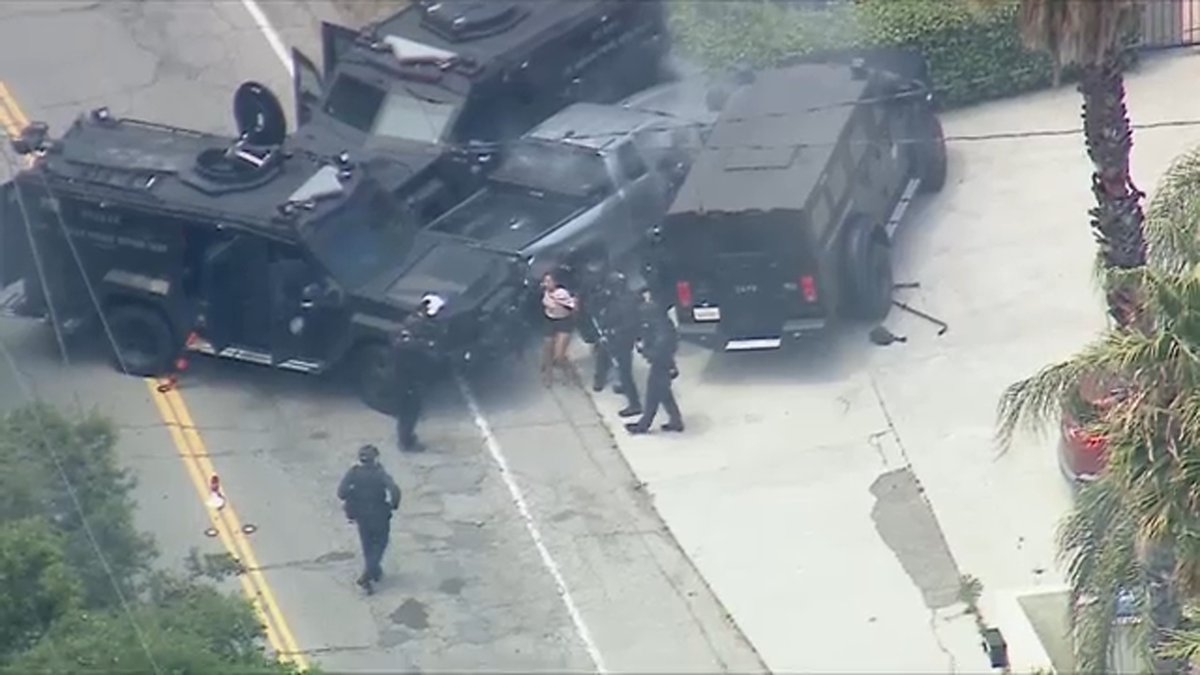 Woman Arrested After Hit-and-Run Leads to SWAT Standoff and Tear Gas ...