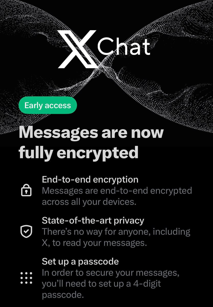 X Chat Window X Rolls Out Beta of Encrypted ‘XChat’ With File Sharing, Calls ...
