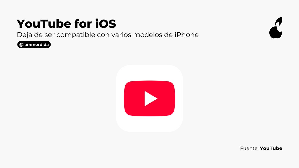 YouTube iOS App Version 20.22.1 Requires iOS 16, Excludes iPhone 6s, 6s ...