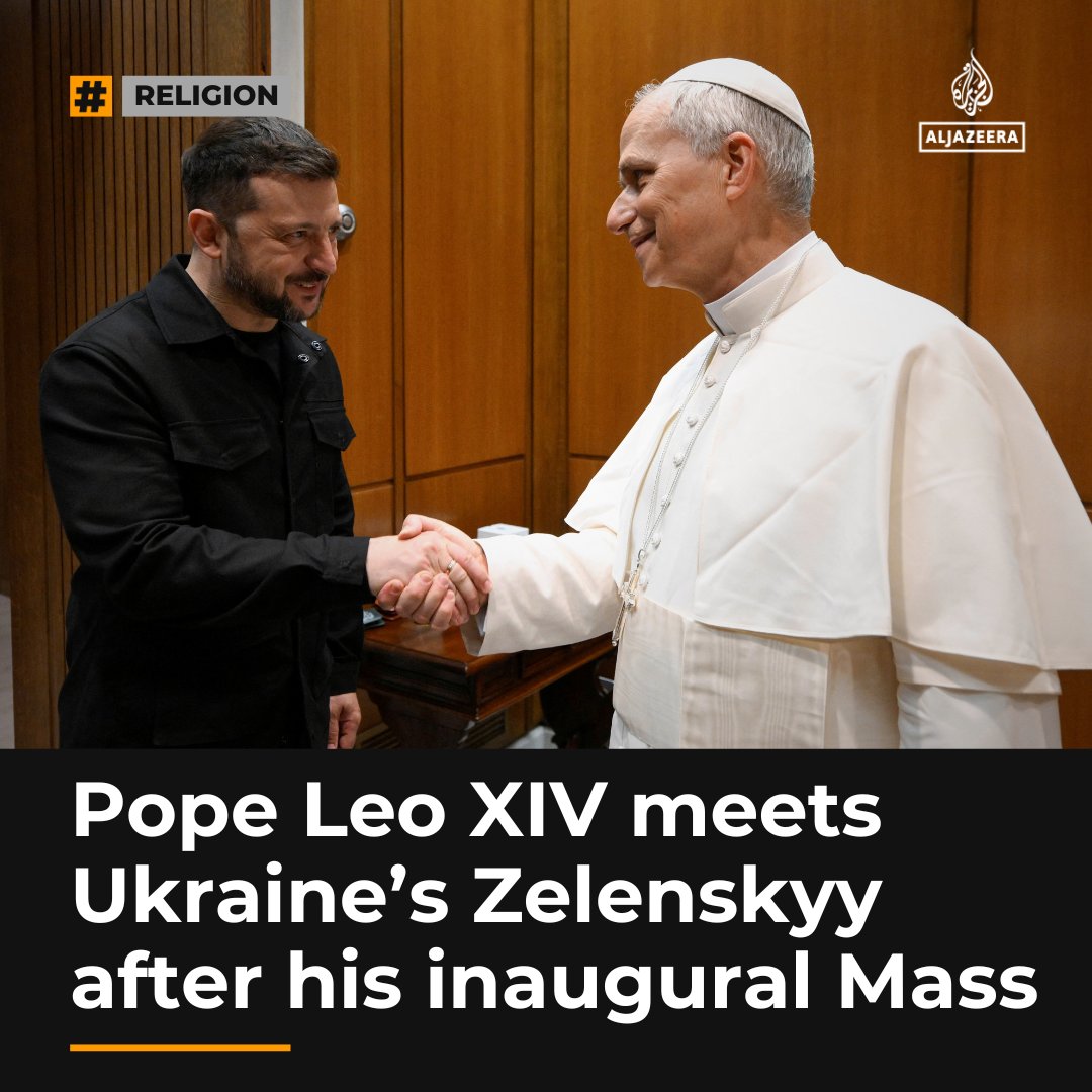 Zelensky, Vance Discuss Ukraine Peace After Pope Leo XIV’s Inauguration ...